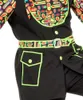 Hippie Hemd Herren Neon Popart Herren-Kostüm Größe: 48 Produktbild-Vorschau 4