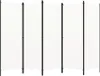 vidaXL 5-tlg. Raumteiler Weiß 250x180 cm Produktbild-Vorschau 6