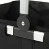 Sillar Faltbarer Einkaufskorb 30 L mit Aluminiumgriff – Produktbild-Vorschau 8