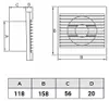 Dospel | Badlüfter - Abluftventilator - Ventilator Ø 120 mm Produktbild-Vorschau 6