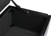 Panca contenitore Kriens XXL, ecopelle, 180x45x45 cm ~ nero Anteprima dell’immagine prodotto 4