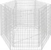 vidaXL Šestihranný gabionový zvýšený záhon 160 × 140 × 100 Náhled obrázku produktu 1