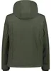 CMP Heren Outdoorjas, model Fix Hood, kleur: olijfgroen, Productafbeelding-voorbeeld 3