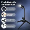 Mond Projektor Nachtlicht, 3 Farben & dimmbar, 360° Produktbild-Vorschau 3