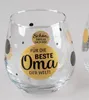 Whiskyglas, Wasserglas oder auch Weinglas mit Spruch Für Produktbild-Vorschau 2