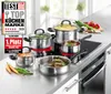 Karcher Topfset Mia aus Edelstahl, Induktion, Töpfe mit Produktbild-Vorschau 2