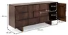 Sideboard MAWARI aus massivem Mangoholz, Braun - Kommode Produktbild-Vorschau 9