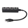 Adaptér RJ45 Splitter 1 na 4 porty Hladký prenos Vynikajúci Náhľad obrázku produktu 3