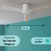 Noaton® Deckenventilator mit Beleuchtung und Fernbedienung Produktbild-Vorschau 3