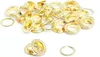 Edelstahl-Ösen Gold 14mm, 50er-Pack für Lederarbeiten Produktbild-Vorschau 1