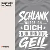 "Slank" - Heren T-shirt, grijs, maat XL. (Met een Productafbeelding-voorbeeld 4
