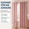Ösenvorhang 140x225cm #9009 altrosa Produktbild-Vorschau 4