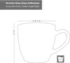 18-częściowy serwis kawowy Reactive Glaze Green kamionkowy Podgląd zdjęcia produktu 6