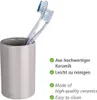 Zahnputzbecher Polaris Pastel Grey Keramik Produktbild-Vorschau 2