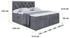 ALTDECOR Boxspringbett mit H3 Matratze und Topper - 140 x Produktbild-Vorschau 7