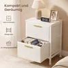 SONGMICS Nachttisch, Kommode, 2 Stoffschubladen, für Produktbild-Vorschau 5