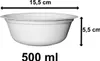 Miska okrúhla  cukrová trstina 500 ml (50 ks) Produktbild-Vorschau 2