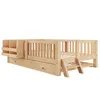 Lit d'enfant Merax 90 x 200 cm, lit plateforme avec lit Voir les images du produit 7