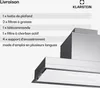 Klarstein hotte aspirante, Hotte d'extraction avec filtre Voir les images du produit 7
