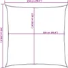 vidaXL Markíza svetlosivá 2,5x2,5 m 100% polyester Oxford Náhľad obrázku produktu 8