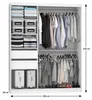 BELINI Verona MGB Schiebetürenschrank 158 cm Weiß Hochglanz Produktbild-Vorschau 3