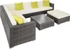 tectake® Aluminium Rattan Lounge Marbella wetterfest und Produktbild-Vorschau 1