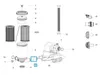 Bestway® Ersatzteil-Set Dichtung von Filtergehäuse (2 Produktbild-Vorschau 3