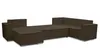 AX LIVING Ecksofas groß Lovere 314 cm – Sofa braun mit Produktbild-Vorschau 2
