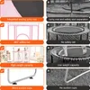 SucceBuy 55" Trampoline pour enfants, 4,6 pieds Indoor Voir les images du produit 5