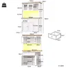 Flieks Hochschrank mit LED-Beleuchtung, Küchenbuffet Produktbild-Vorschau 7
