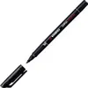 A black STABILO OHPen universal permanent marker with its cap detached. Produktbild-Vorschau