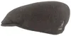 Kangol Flat Cap Schiebermütze 504 aus reiner Wolle in grau