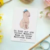 Mr. & Mrs. Panda Postkarte Matrosin Herz - Weiß - Geschenk, Produktbild-Vorschau 2