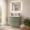Mobile bagno sospeso 70cm verde salvia con lavabo | Los Anteprima dell’immagine prodotto 2