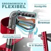 KESSER® Rollator Aluminium faltbar, höhenverstellbar & bis Produktbild-Vorschau 5