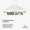 Klarstein digestor 90 cm, odsávací/recirkulačný digestor s Náhľad obrázku produktu 4