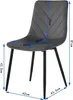 EUGAD Esszimmerstühle 4er Set, Samtstuhl mit Metallbeinen, Produktbild-Vorschau 3