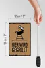 Holzschild Spruch 12x18 cm Hier wird gegrillt Kugelgrill Produktbild-Vorschau 6