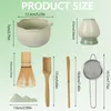 Matcha Set, Bambus Matcha Besen Set 7 Pcs, Keramik Matcha Produktbild-Vorschau 2