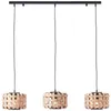 BRILLIANT Woodline Pendelleuchte 3flg bambus Produktbild-Vorschau 4