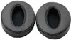 Two black ear pads for headphones are shown against a white background. Voir les images du produit