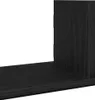 Wandplanken 3 stuks Zwarte Eiken 58x18x18 cm Bewerkt Hout Productafbeelding-voorbeeld 7