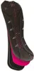 A close-up, angled view of a pink and black ski/snowboard back protector for children. Anteprima dell’immagine prodotto