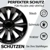 Radkappen 16 Zoll schwarz für Stahlfelgen - Deltanos Produktbild-Vorschau 2