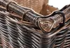 Kobolo Holztrage Holzkorb für Kaminholz - aus Rattan mit Produktbild-Vorschau 5