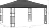 Möbel Pavillon mit LED-Lichterkette 3x4 m Anthrazit Stoff - Produktbild-Vorschau 10