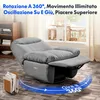 Poltrona relax elettrica ovale FLEXISPOT XR6 con coperta, Anteprima dell’immagine prodotto 4