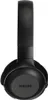 A close-up, studio shot of a black Philips wireless headphone. Produktbild-Vorschau