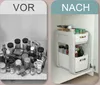 2 Ebenen Küchen Organizer, Küchen Unterschrankregal Produktbild-Vorschau 5