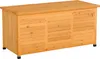 A wooden storage box on a white background. Produktbild-Vorschau